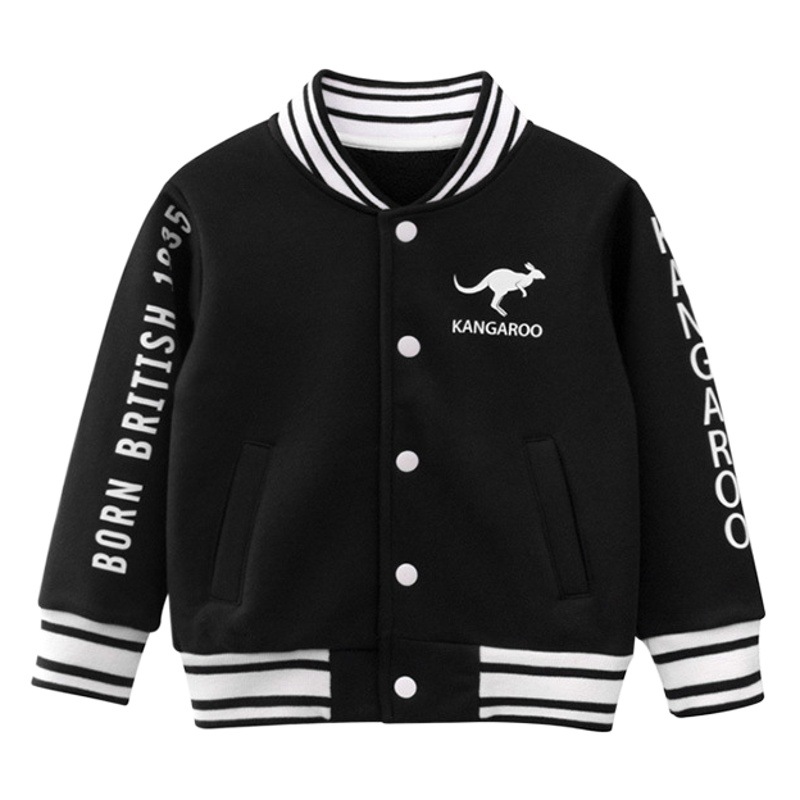 Picture of 27Kids Kidsren's Clothing Jacket Wholesale Boys Baseball Uniform Korean Version Kidsren's Clothing Baby Boy Sweatshirt One Piece Consignment