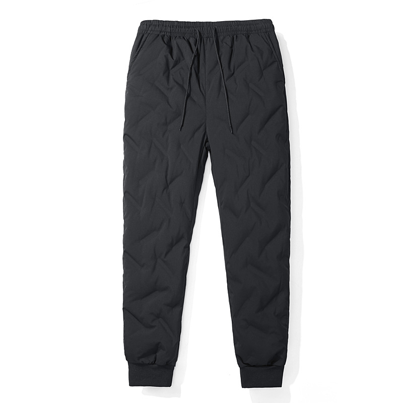 Picture of Fall/winter 21 new men's down pants straight tube toe warm threaded foot design windproof warm down pants