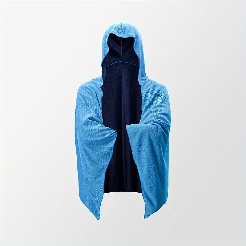 Picture of Factory supply outdoor sports cold sunscreen cloak bath towel quick-drying absorbent sunshade shawl quick-drying bath towel cloak