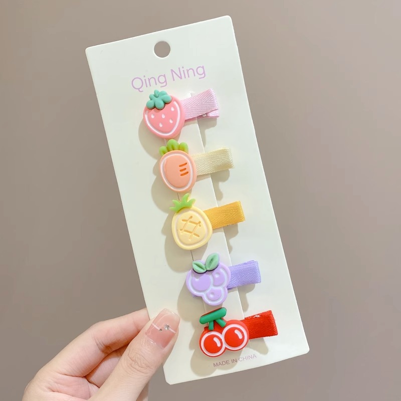 Picture of Cute baby lanugo hair small hairpin baby girl does not hurt hair hair clip baby hair small hair clip children's headdress
