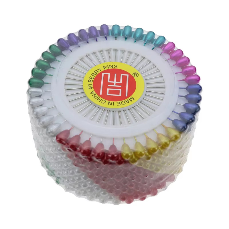 Picture of Manufacturer's Colorfulful Pearlescent Needles, Pearl Pins, Positioning Pins, Non-Peeling Small Plates, Black and White Bead Needles, 40 Pieces Wholesale