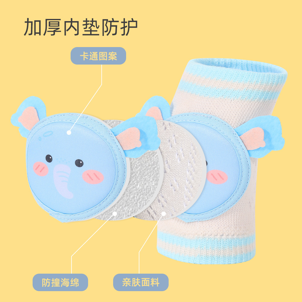 Picture of Baby's Knee Protector Baby's Summer Thin Class A Newborn Children's Learning Drop-resistant Knee Elbow Protector Learning Climbing Protector