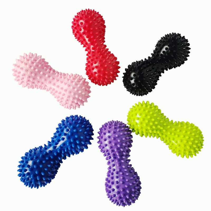 PVC Thorn ball foot massage peanut ball relaxing muscle rehabilitation training Thorn ball inflatable peanut ball in stock