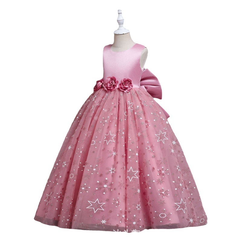 Amazon Explosions dress Girls Summer Dress Girls Princess Skirt Pontoon Skirt Big Children dress Children's Wear Wholesale