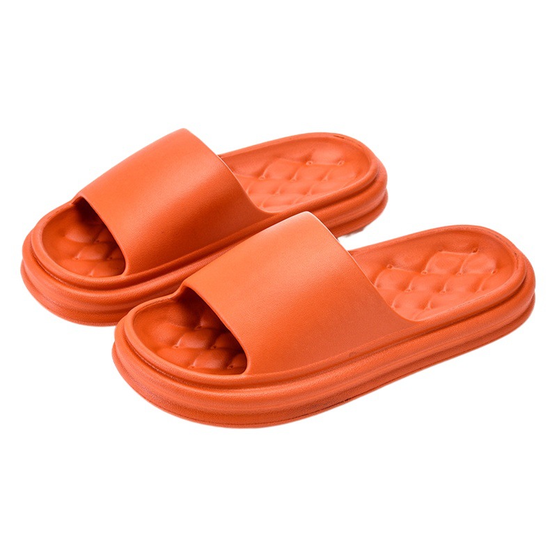 Feeling Slippers Women's Summer Thick Sole Outer Wear Bathroom Bathing Indoor Home Couple's Cute Wear-resistant Slippers Men's Slippers