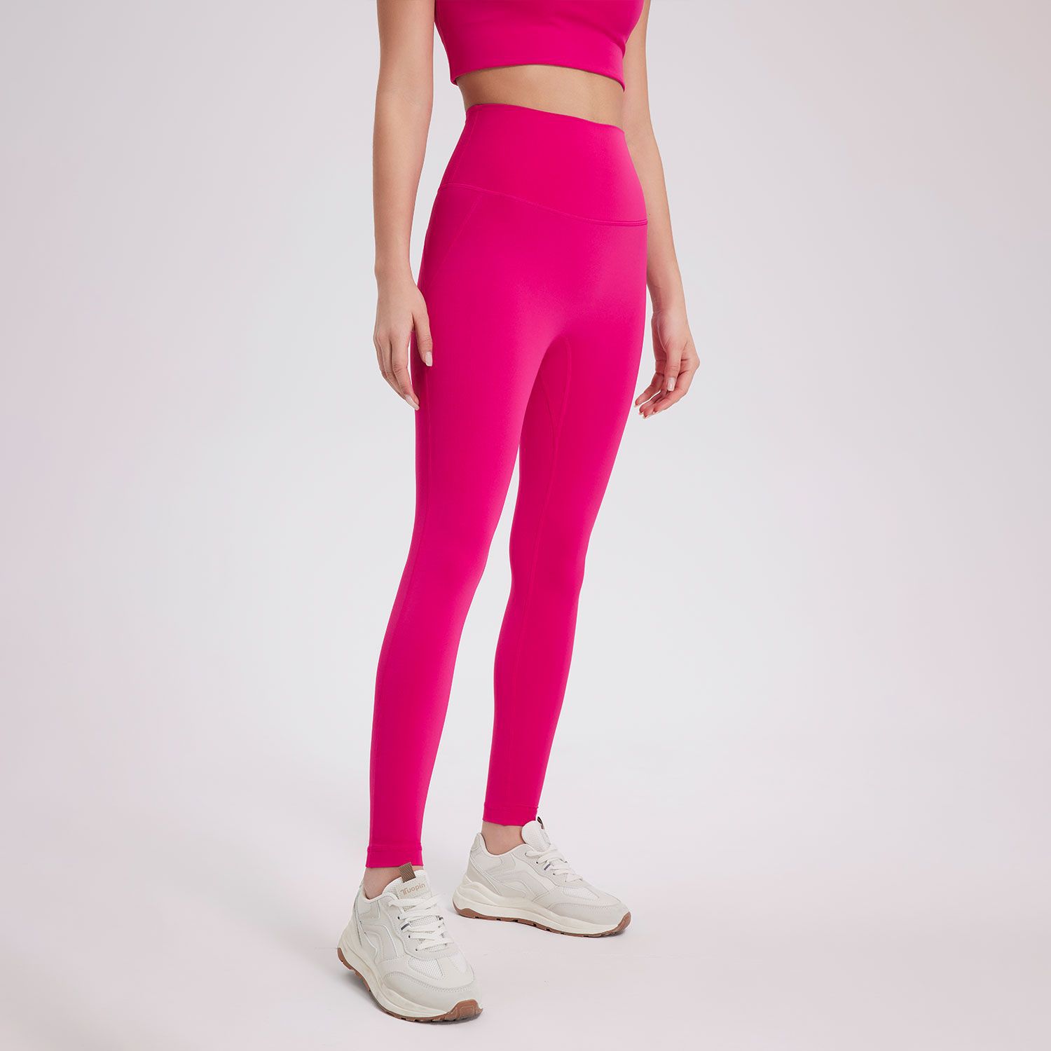Picture of No-Wearing Underwear Zero Sense One-Piece Yoga Pants Seamless Naked Sense Back Pocket Peach Hip Tight Sports Fitness Pants