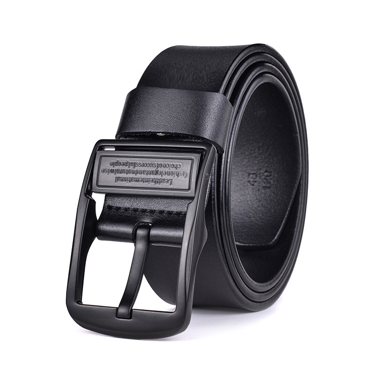 Picture of New belt leather men's belt real cowhide belt casual Joker men's pin buckle belt manufacturers wholesale