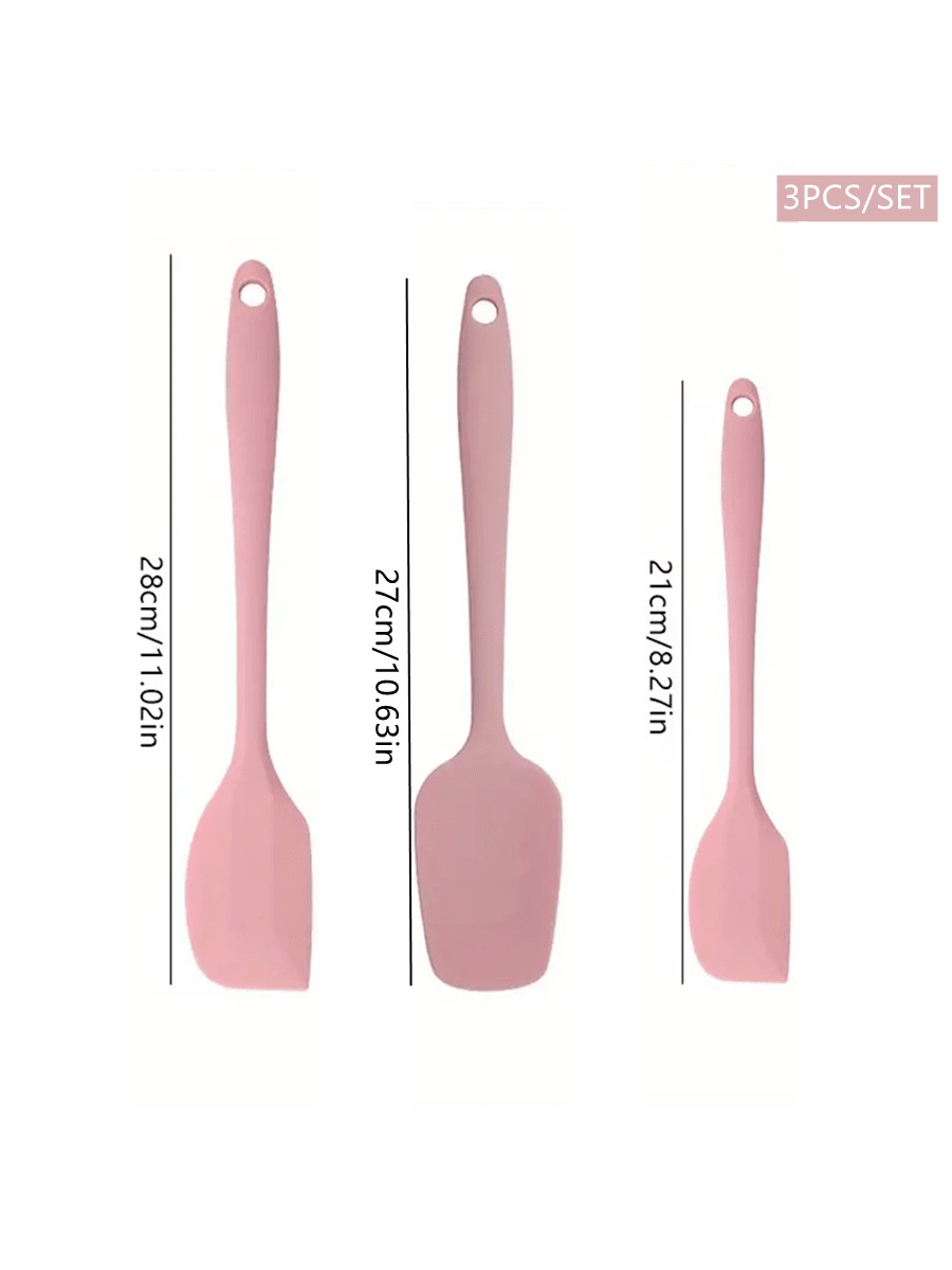 Picture of In stock kitchen baking cream Spatula Silicone six-piece baking scraper silicone brush baking suit small scraper