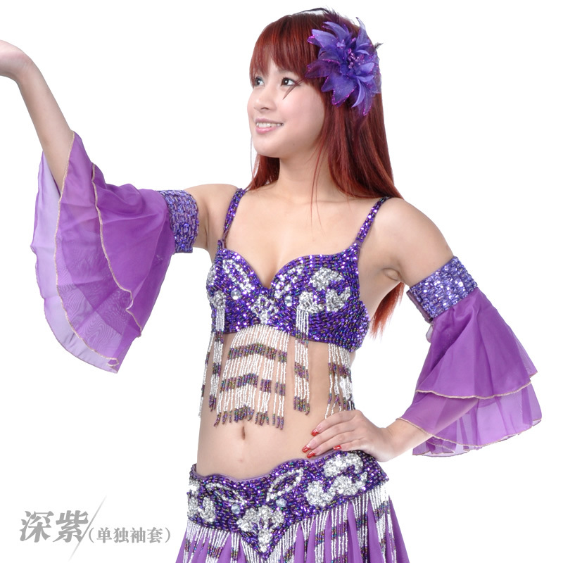 Picture of Double-Layer Sleeves, Belly Dance Swing Sleeves, Beaded Embroidery Sleeves, Watch Performance Costumes, Sleeves, Source Factory Direct Sales