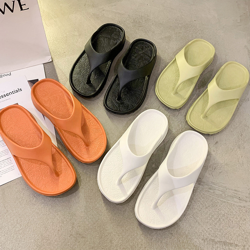 Picture of Flip flops cross-border Outdoor Women's fashionable outdoor soft bottom thickened wedge couple flip-flops beach sandals men