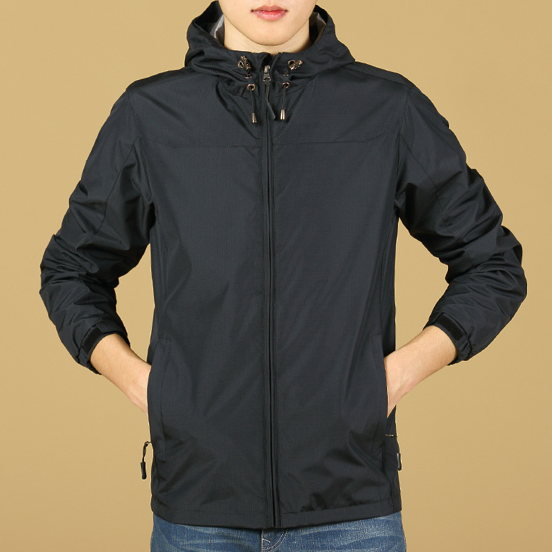 Picture of Spring and Autumn Men's Jacket Casual Jacket Men's Jacket Windproof Rainproof Outdoor Sports Hooded Jacket Men's Jacket