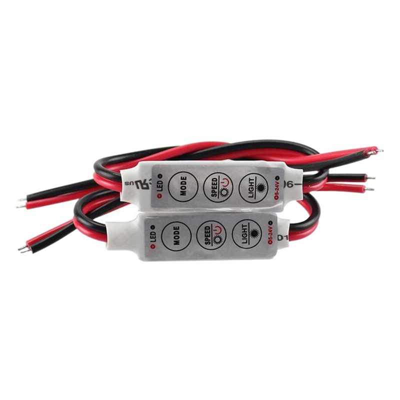 Xilai light bold wire monochrome led controller 5050 light strip light bar 3 key dimmer flash breathing dynamic