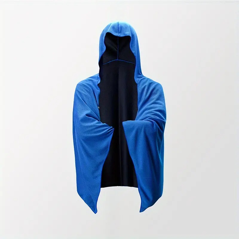 Picture of Factory supply outdoor sports cold sunscreen cloak bath towel quick-drying absorbent sunshade shawl quick-drying bath towel cloak