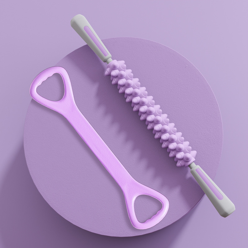 Picture of Yoga Massage Stick Mace Massage Roller Non-thin Calf Muscle Relaxation Artifact Roller Rolling Thigh Langya Stick