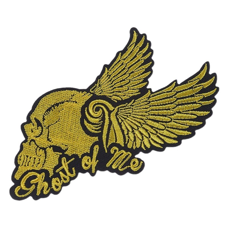 Embroidered Cloth Stickers Punk Style Cloth Stickers Clown Clothing Accessories Death Luggage Decoration Creative Styling Embroidery Stickers Wholesale