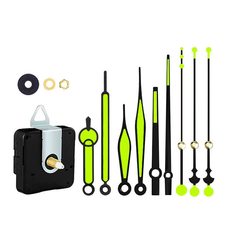 Picture of Cross-border hot selling DIY clock movement mute wall clock accessories clock Wall watch core mechanism 2 Movement +5 sets of clock needle