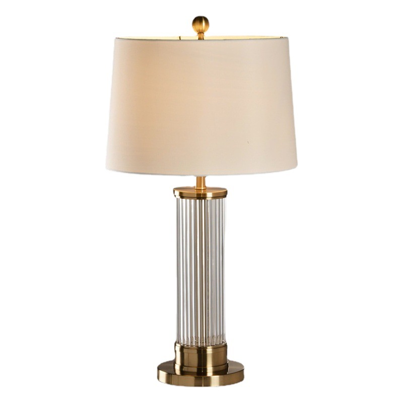 Postmodern Living Room Table Lamp Creative American Bedside Bedroom Simple Designer Model Room Soft Decoration Accessible Luxury Table Lamp