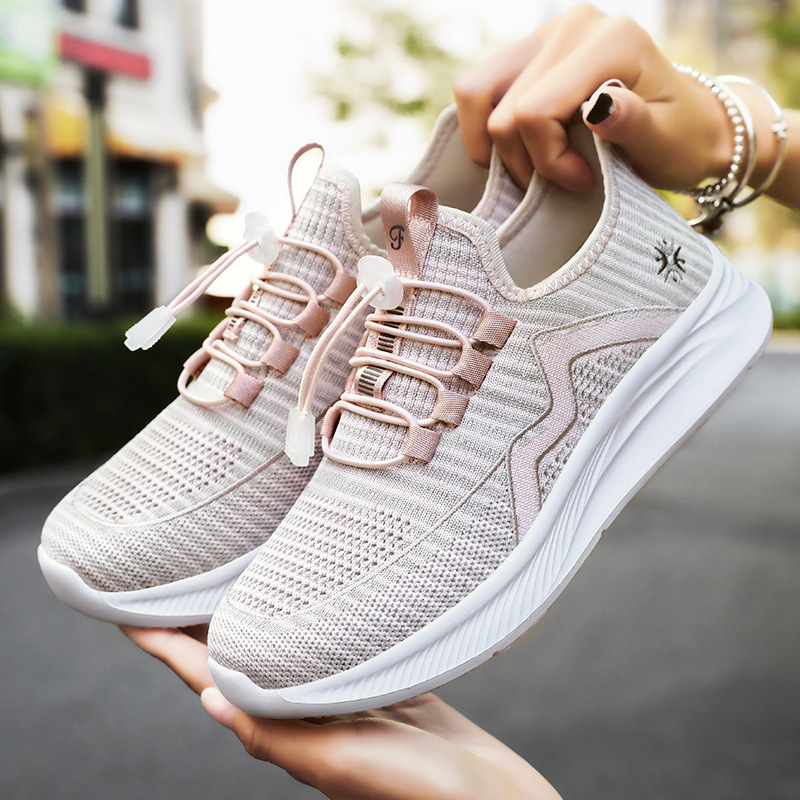 Women's Shoes, Autumn Soft-Soled Sneakers, Lightweight and Comfortable Casual Shoes, Middle-Aged and Elderly Mother's Shoes, Fashionable and Versatile Single Shoes