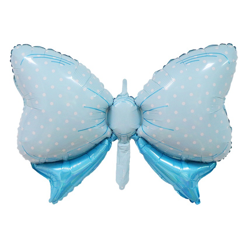 New large bow HelloBABY shape aluminum balloon Baby Full Moon Birthday Party shape balloon