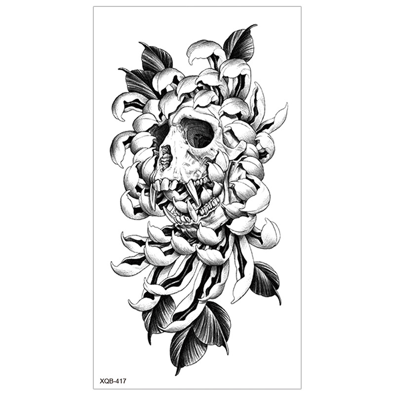Picture of New Half Arm Tattoo Stickers Cross-border Amazon Hot Selling Set Dark European and American Realistic Waterproof Tattoo Stickers Wholesale