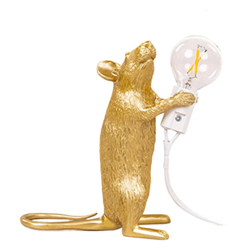 Scandinavian Animal Little Mouse Lamp Children's Room Bedroom Clothing Store Industrial Style Decorations Bedside Table Lamp Creative Design