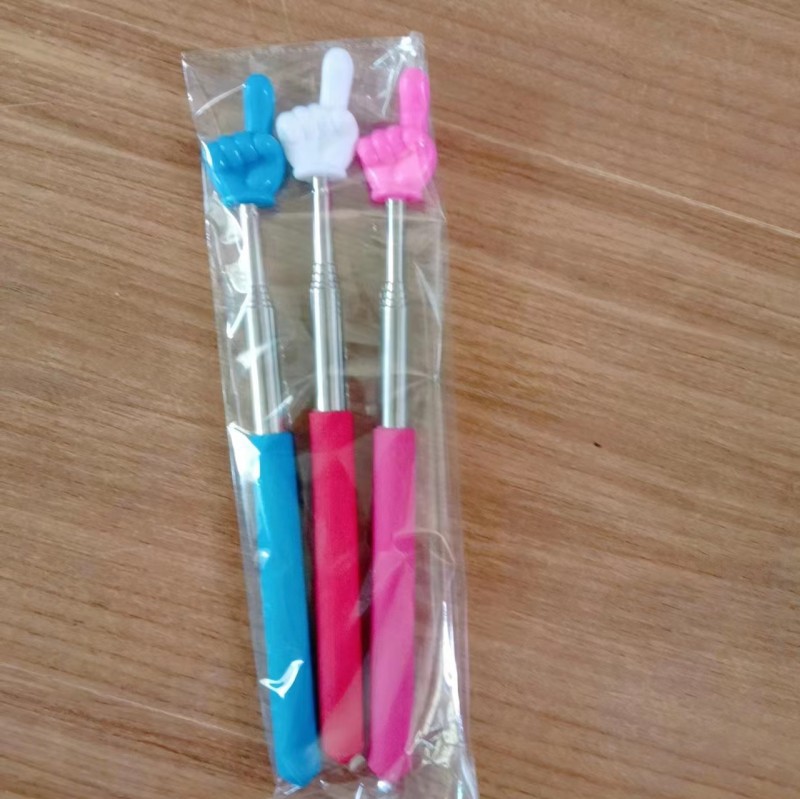 Picture of 60cm retractable finger stick teacher retractable finger reading stick children's reading retractable little finger point reading stick retractable