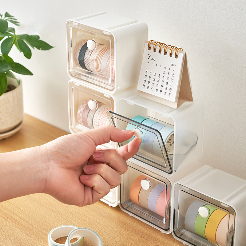 Japanese Mini Storage Box Small Desktop Bracelet Jewelry Tape Storage Box Small Girl Heart Student ins