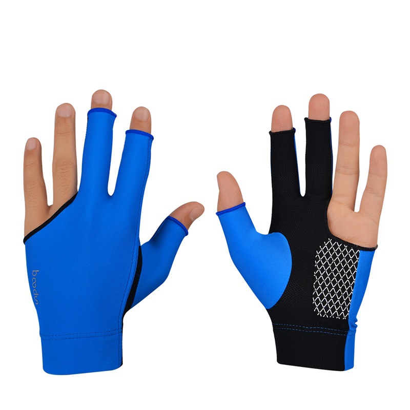 Picture of Bolton New 1076 Billiard Gloves Silicone Non-slip Billiard Gloves Finger Breathable Three-finger Gloves Stretch Lycra