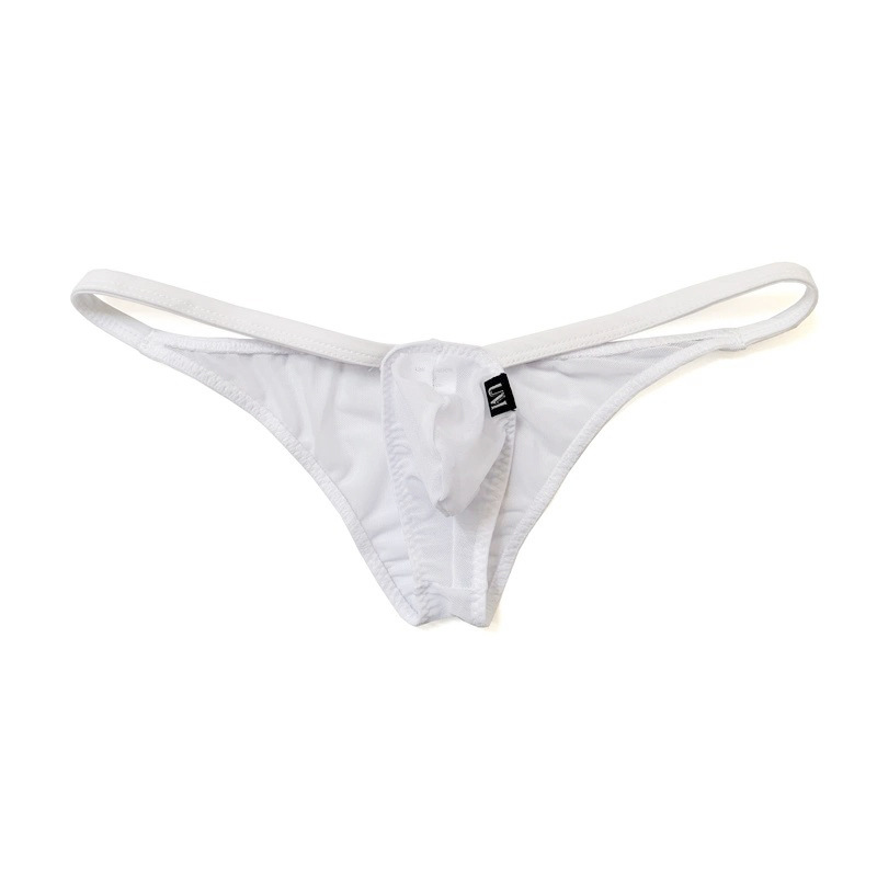 Picture of [Factory] Ultra-Low-Waist Men's Mesh Transparent Briefs Sexy Stereo Pouch Mesh Underwear 3018