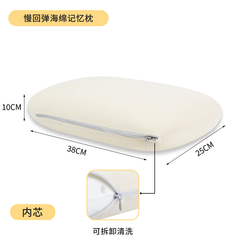 Picture of Automatic Inflatable Memory Foam Pillow Outdoor Camping Travel Cervical Pillow Portable Lunch Break Pillow Slow Rebound Memory Pillow