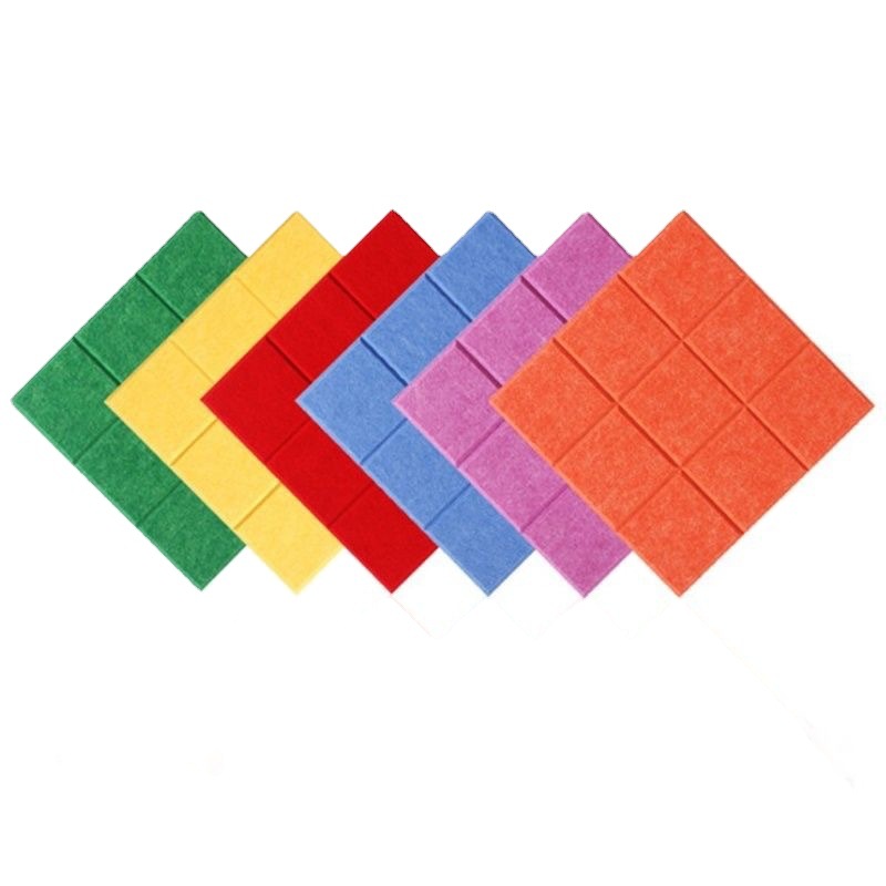 Picture of Cross-border supply Jiugongge felt wall board environmental protection sound insulation board polyester fiber sound-absorbing board acoustic art decorative wall