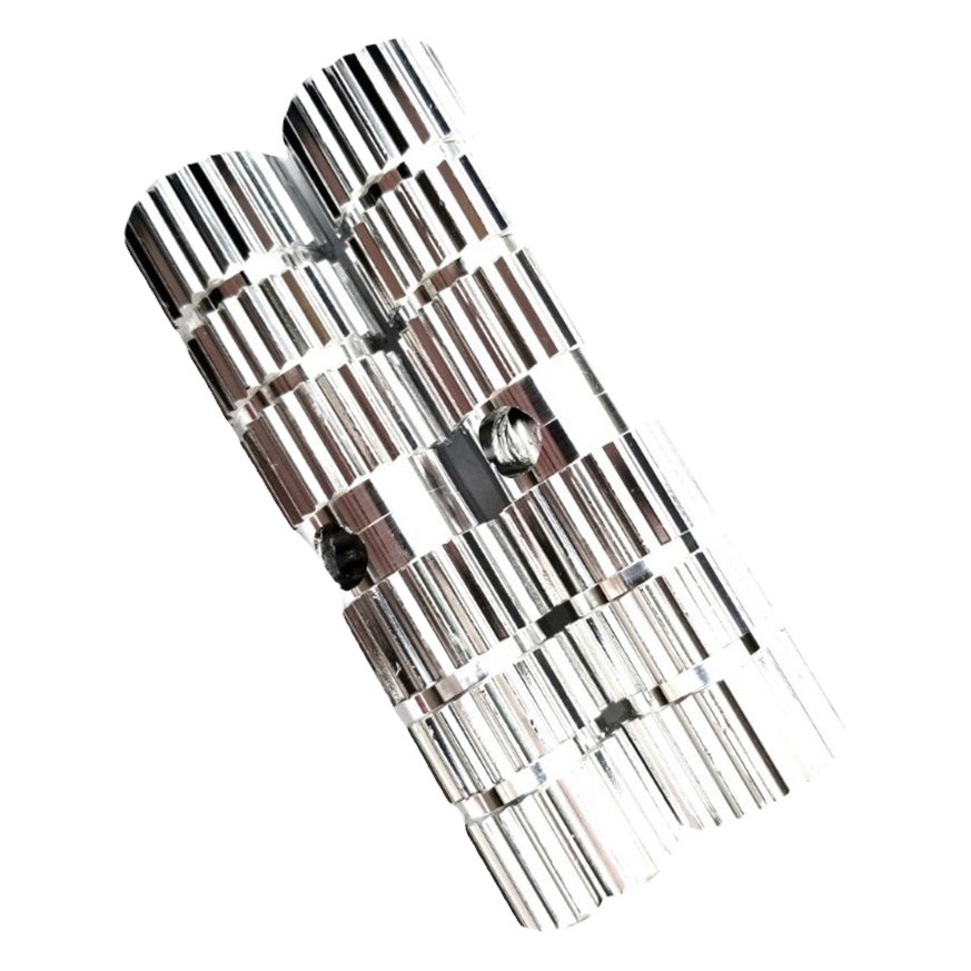 Bicycle bazooka mountain bike round foot post aluminum 100mm long solid rear axle foot bar accessories