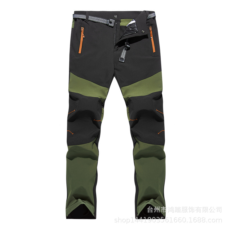Picture of New Quick-drying Pants Men's Summer Outdoor Sports Spring and Autumn Thin Rush Pants Elastic Breathable Loose Large Size Mountaineering Pants