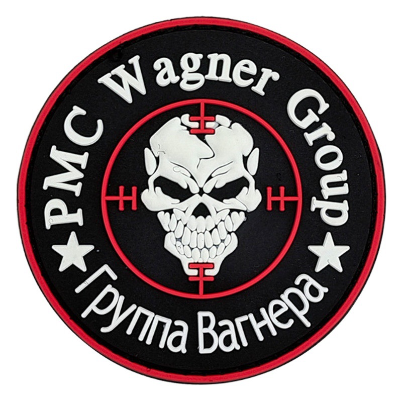 PVC Rubber Wagner Group PMC Helltip Tactical Velcro Badge Wagner Group Badge
