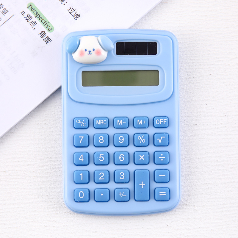 Picture of Cartoon cute calculator candy color mini portable small calculator portable office student computer wholesale