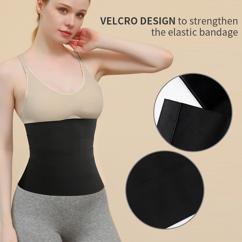 2021 New Cross-Border Buckle-Adjustable Elastic Waist Wrap for Women, Tummy Control Belt for Slimming and Shaping