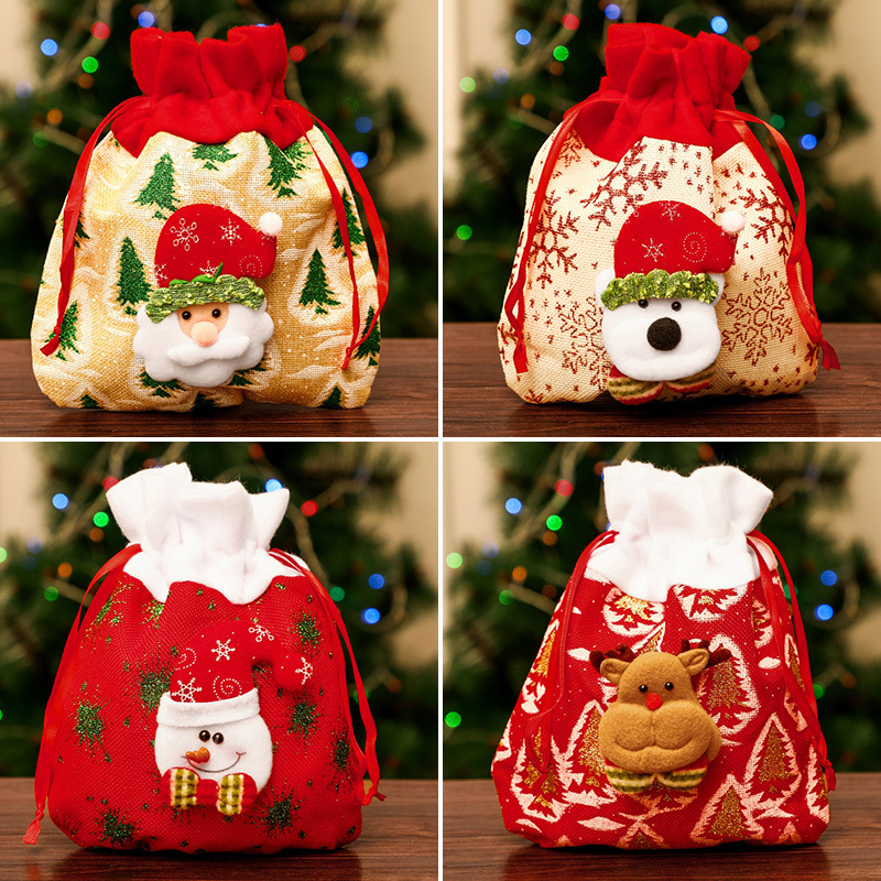 Picture of Christmas Gift Apple Bag Handbag Adult Children Children Christmas Gift Decoration High-end Gift Bag
