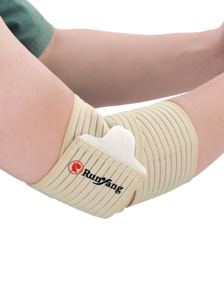 Picture of Runyang Sports Elbow Pads, Compression Straps, Elbow Pads, Fitness Weightlifting Protective Gear, Sports Equipment, Wrapped Bench Press Strength Pads