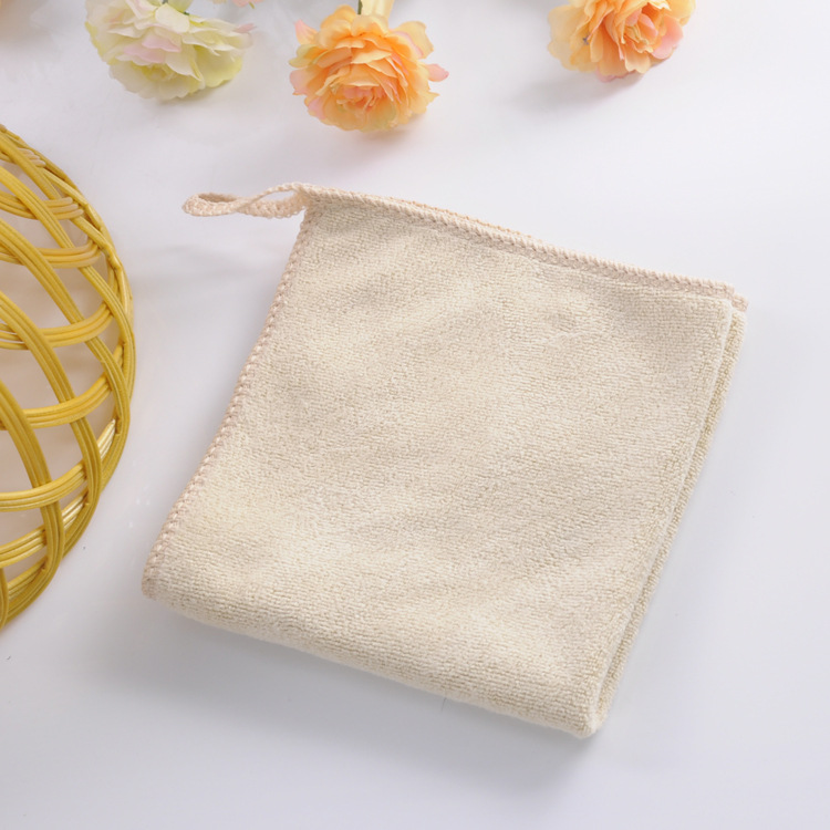 Picture of Fiber towel thickened each size small square household cleaning cloth absorbent household cleaning support logo