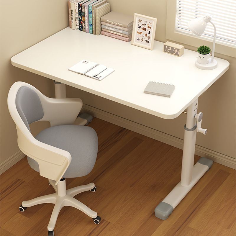 Adjustable children's study desk, simple desk, elementary school desk, desk and chair set, home desk, homework writing desk