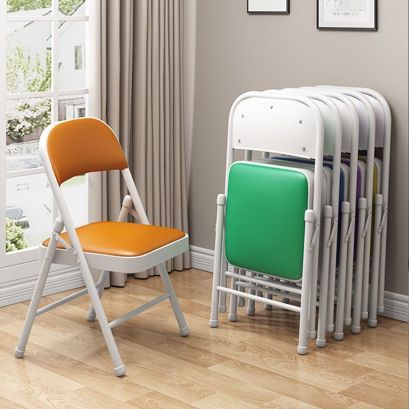 Home folding chair, simple stool, back chair, portable office chair, conference chair, computer chair, dining chair, dormitory chair