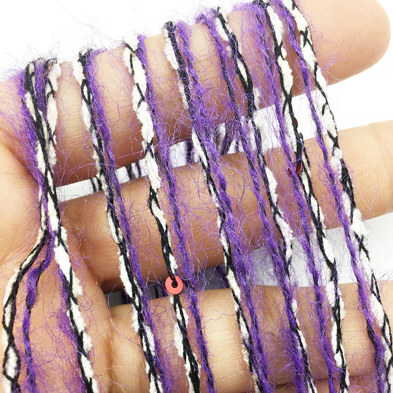 1.8 counts brushed cotton bead yarn modern bead yarn 63% cotton 26% polyester 7% nylon 3% wool 1% spandex
