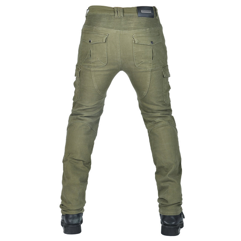 Picture of VOLERO motorcycle jeans men and women knight army green overalls anti-fall pants motorcycle anti-fall 06 riding pants