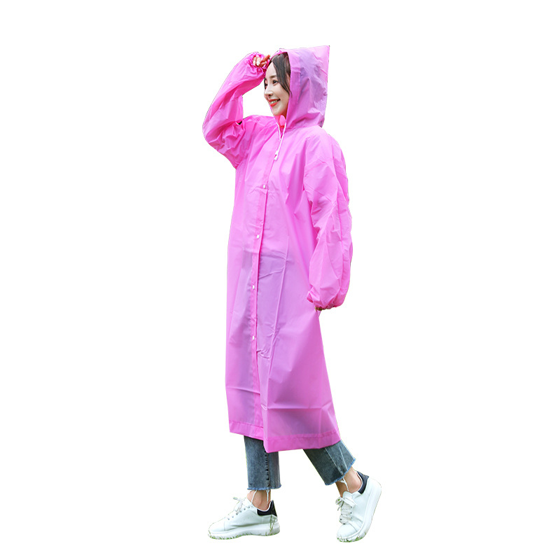 Picture of Non-Disposable Eva Unisex Outdoor Raincoat Drifting Travel Rainstorm-proof Thickened Portable Adult Raincoat