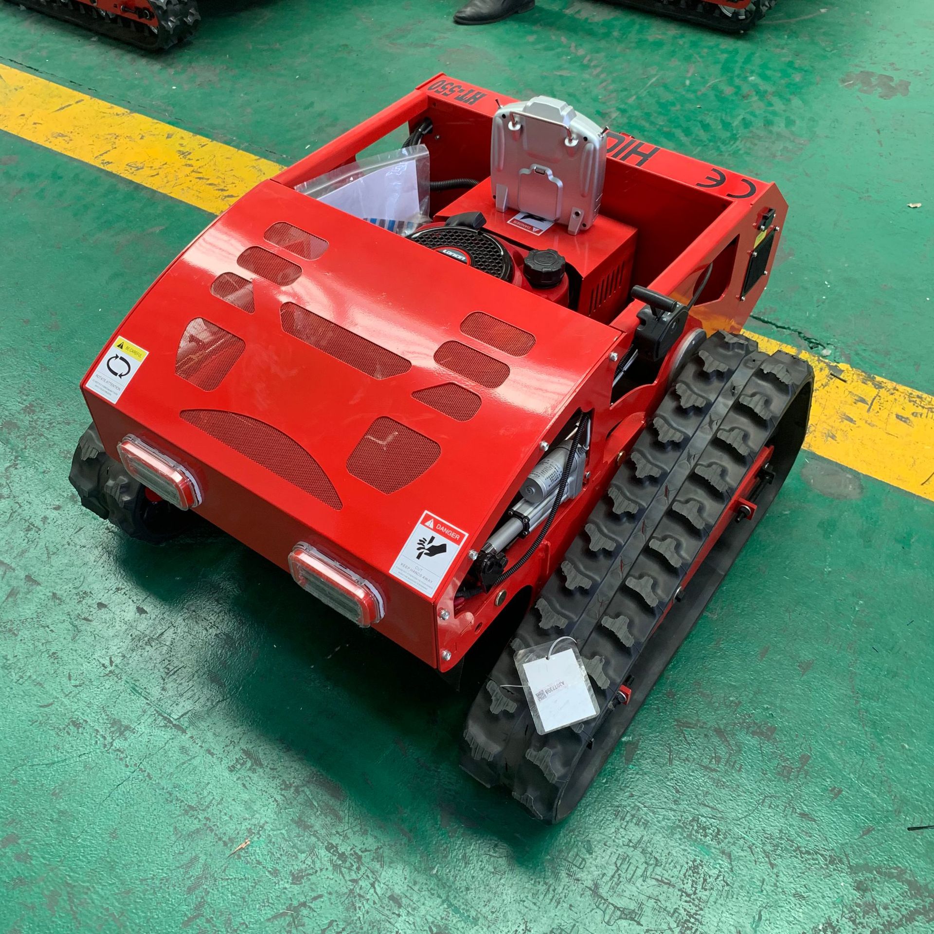 Export CE certification small remote control mower lawn pruning mower all terrain reclamation remote control mower