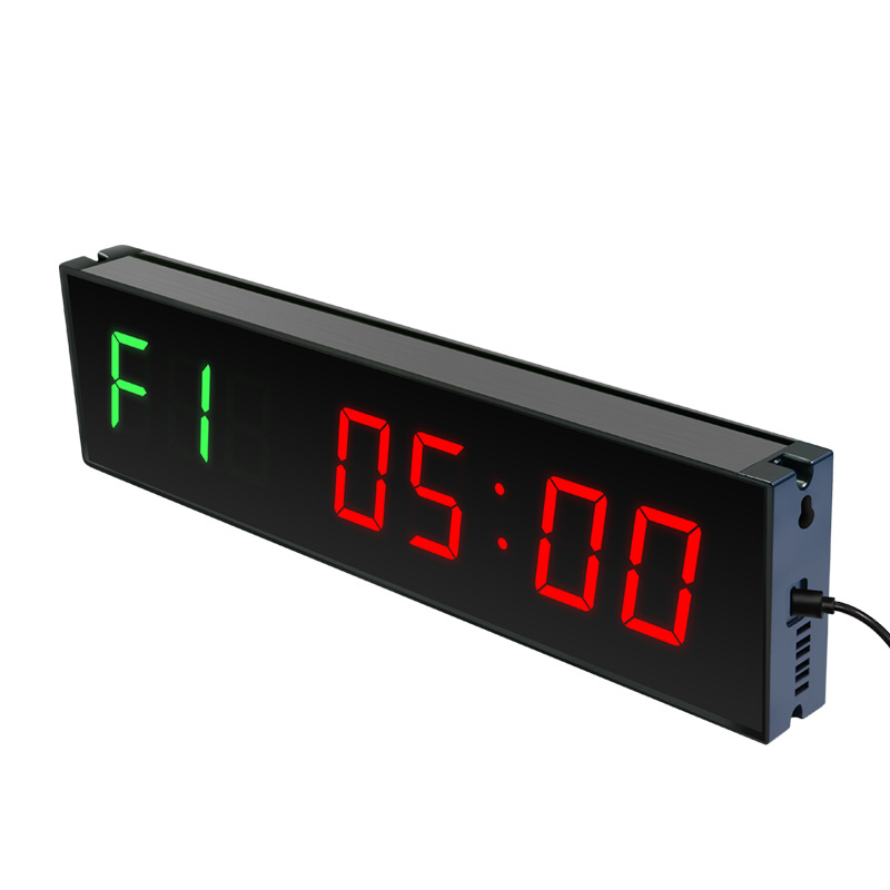 Picture of Cross-border 1.5 inch 6-digit LED fitness timer is counting down boxing match training interval timer