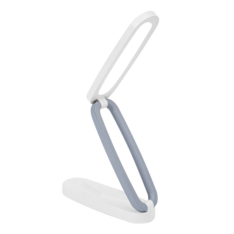Picture of Factory source LED desk lamp learning eye protection convenient folding charging touch switch bedroom dormitory gift