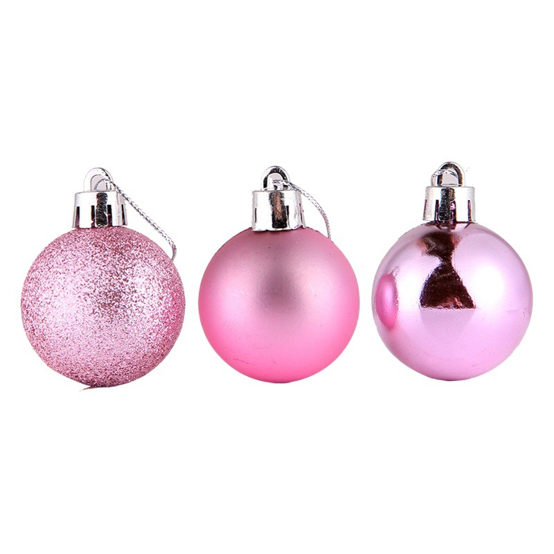 Christmas ball Christmas tree decorations Christmas pendant color cm Christmas ball light plastic Christmas supplies