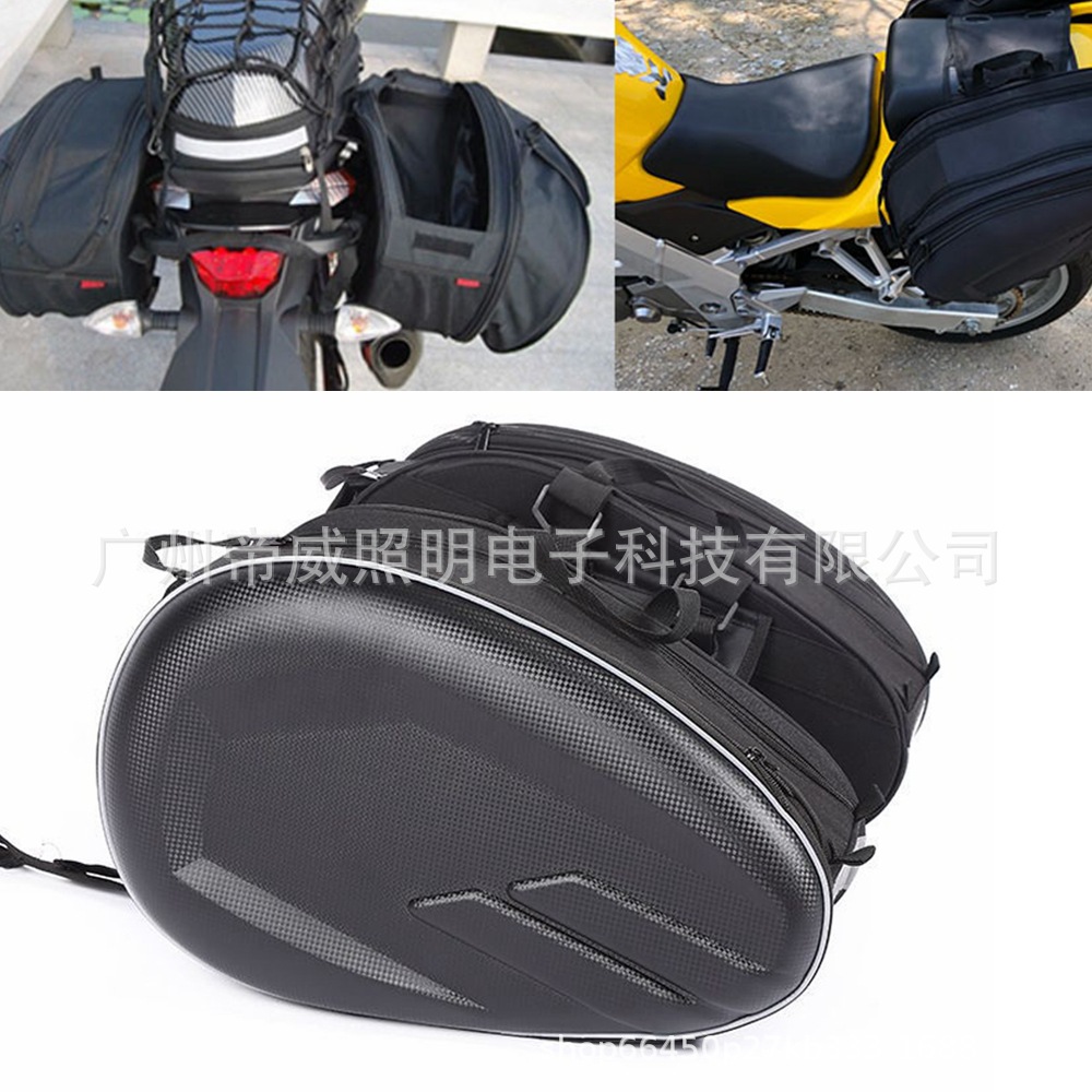 Motorcycle Side Bag Riding Saddle Bag Racing Knight Helmet Bag Motorcycle Side Bag