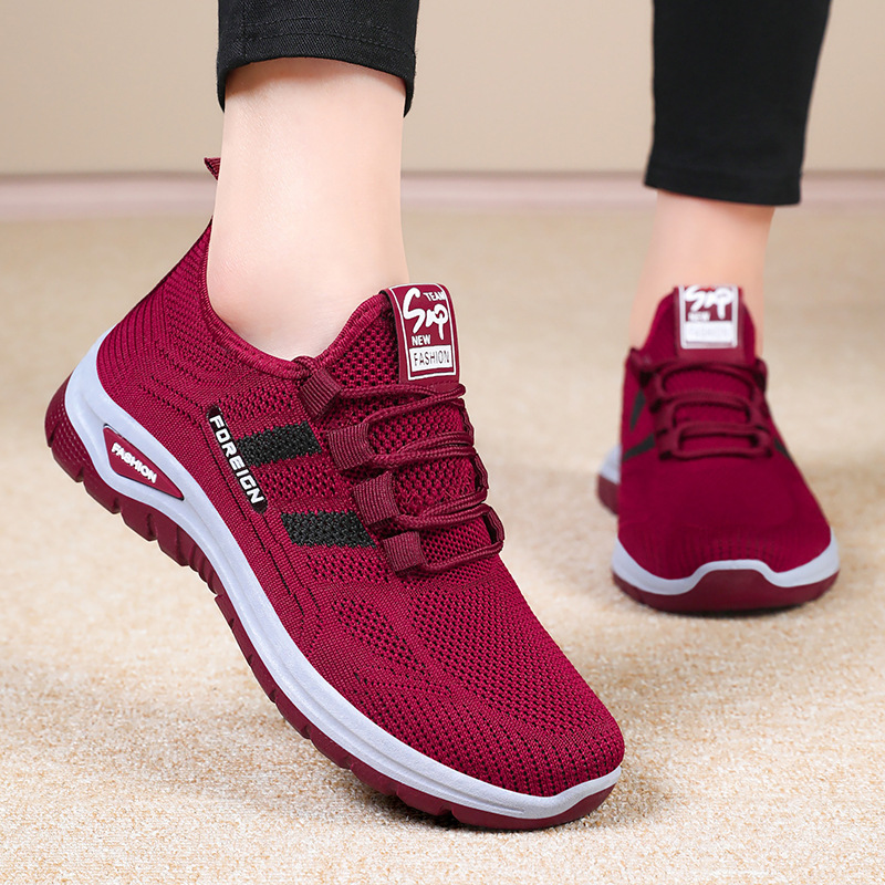 Sports Shoes for Women 2025 Summer New Outdoor Breathable Mesh Shoes Fashion Casual Shoes Women's Shoes Low-Top Women's Shoes